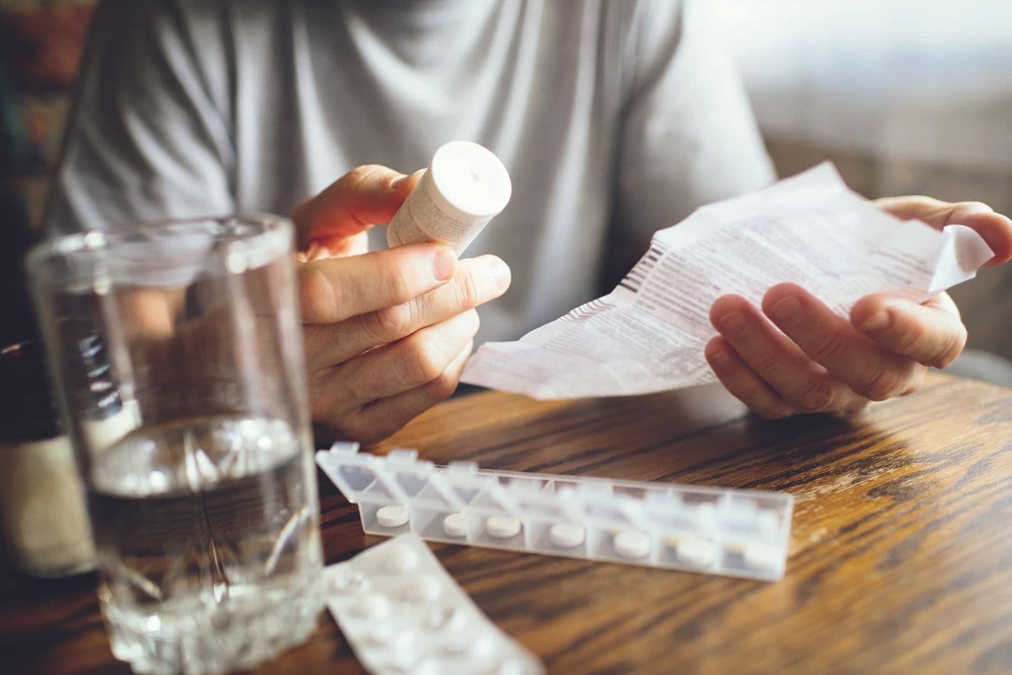 Prise de médicament