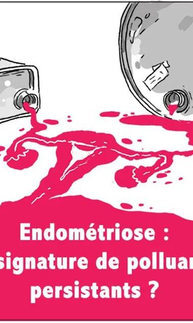 Illustration de la BD sur l'endométriose.
