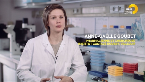 Anne-Gaëlle Goubet, pharmacienne et chercheuse, travaille sur les immunothérapies